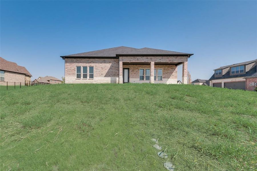 View of rear view of house