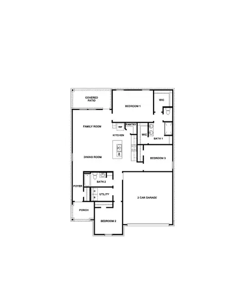 2D floor plan layout of this home in Mill Creek, Magnolia, TX (Image 3). 2D floor plan layout of this home in Mill Creek, Magnolia, TX (Image 3).