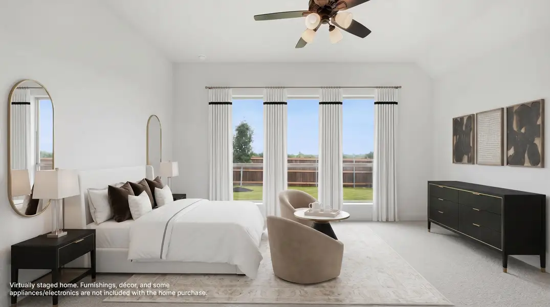 Furnished interior view inside a new home in Meraki, Forney (Image 10).