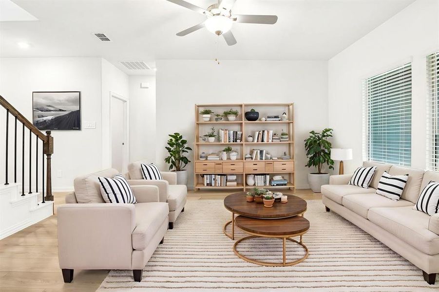 Furnished interior view inside a new home in Stella Hills, Denton (Image 12).