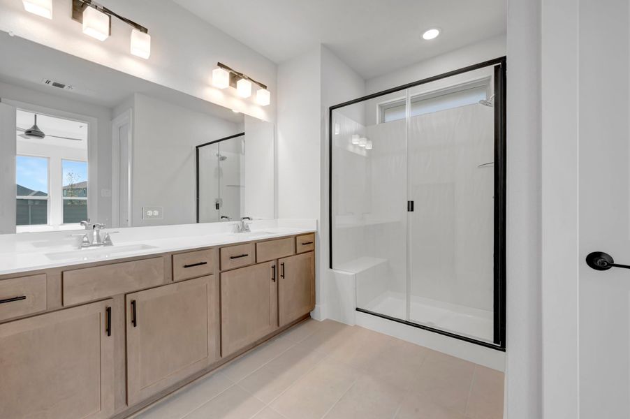 Furnished interior view inside a new home in Treeline, Justin (Image 11).