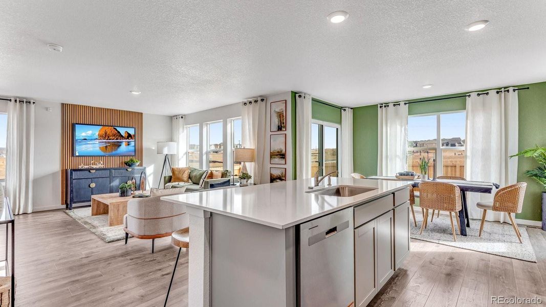 Furnished interior view inside a new home in Prairie Song, Windsor (Image 42).