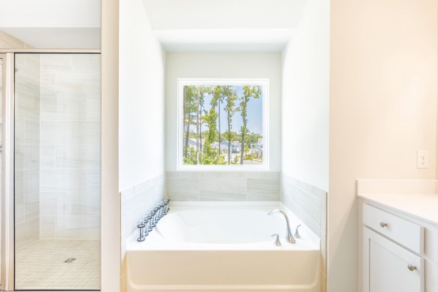 Furnished interior view inside a new home in Mallard Crossing, Summerville (Image 18).