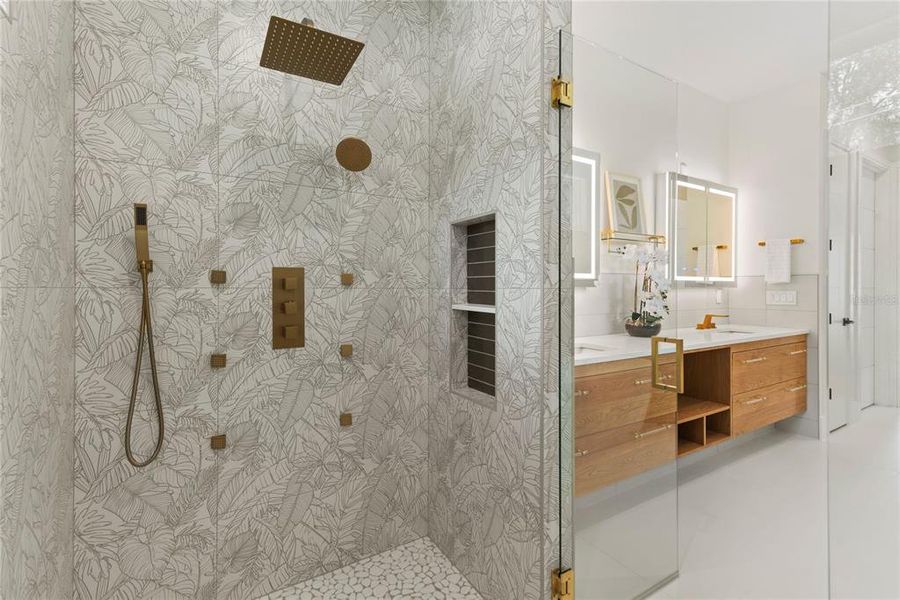 Primary bathroom Primary bathroom