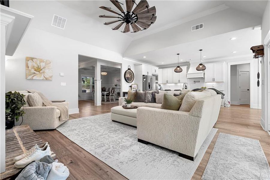 Furnished interior view inside a new home in , Monroe (Image 48).