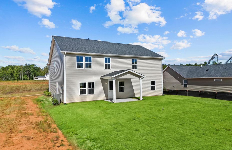 Exterior details and patio area of a home in Sweetwater Hills, Moore (Image 20).