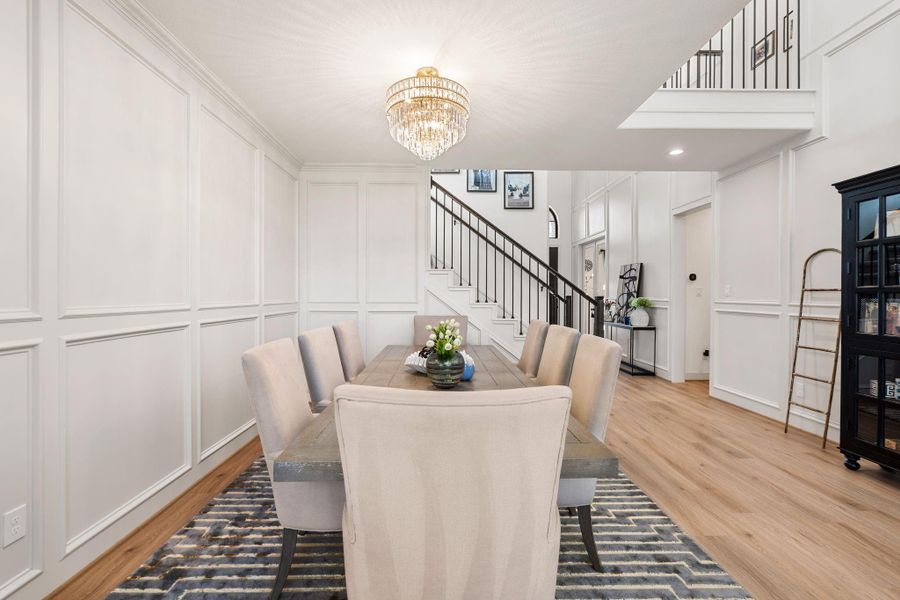 Furnished interior view inside a new home in , Richmond (Image 16). Furnished interior view inside a new home in , Richmond (Image 16).