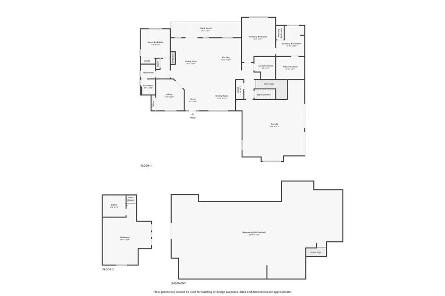 2D floor plan layout of this home in , Granite Falls, NC (Image 5).