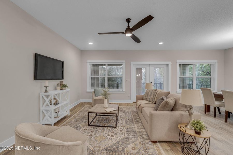 Furnished interior view inside a new home in , Jacksonville (Image 19). Furnished interior view inside a new home in , Jacksonville (Image 19).