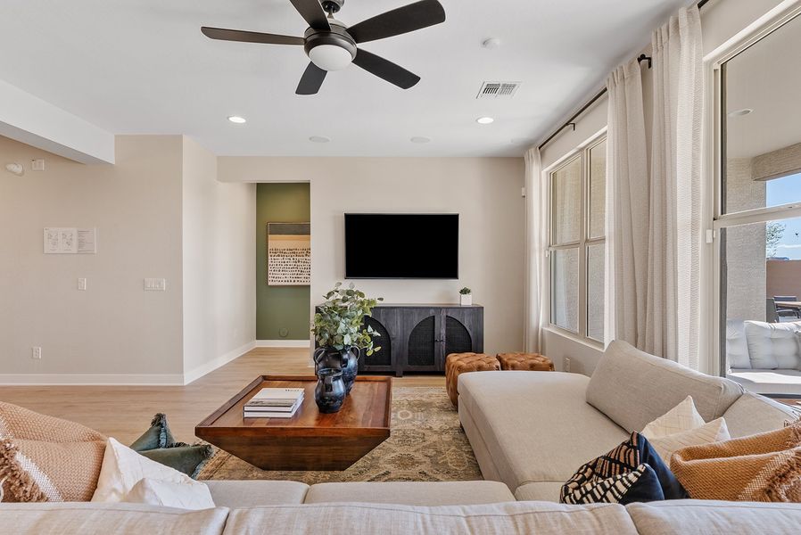 Furnished interior view inside a new home in Artisan at Asante, Surprise (Image 18).