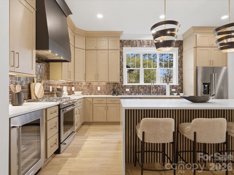 Furnished interior view inside a new home in , Charlotte (Image 34).