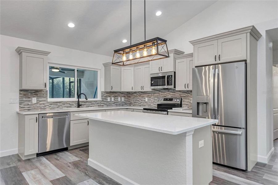 Furnished interior view inside a new home in , Dunnellon (Image 7).