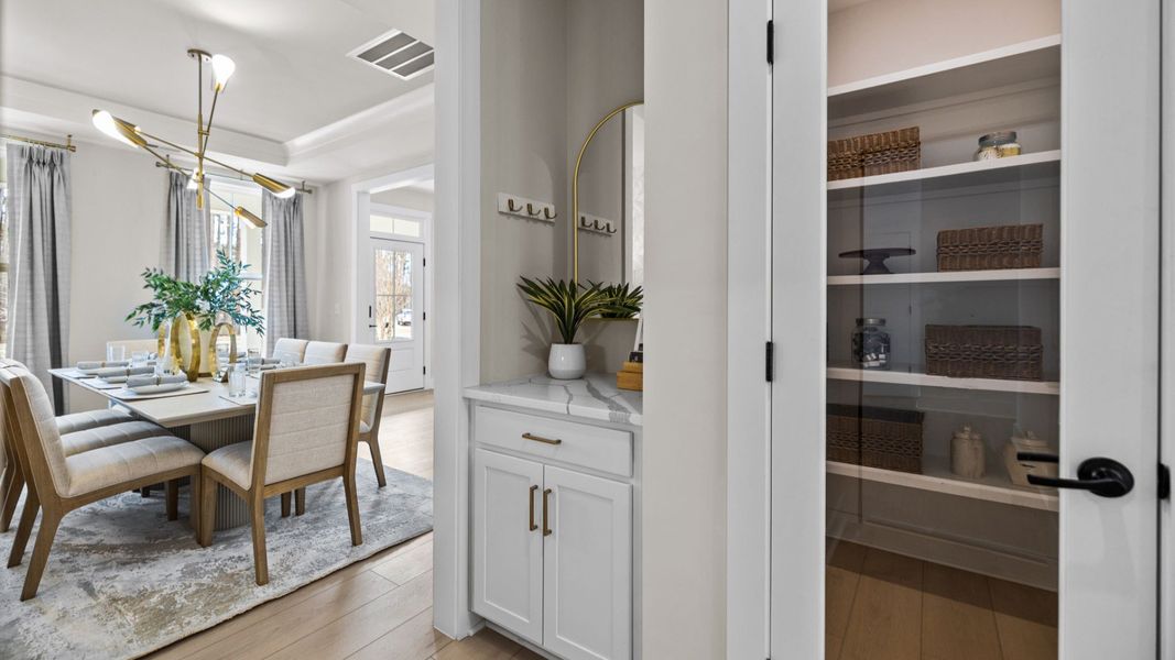 The Stonefield Home Plan in Michaux Garden by DRB Homes in Belmont, NC. - Dining Area