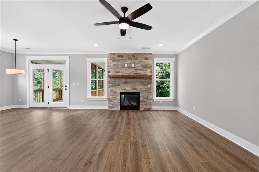Spacious, unfurnished interior of a new home in Arbor West, Dawsonville (Image 51).