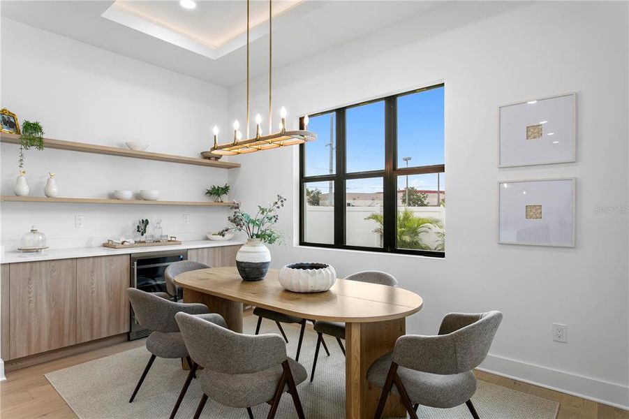 Furnished interior view inside a new home in , Tampa (Image 36).