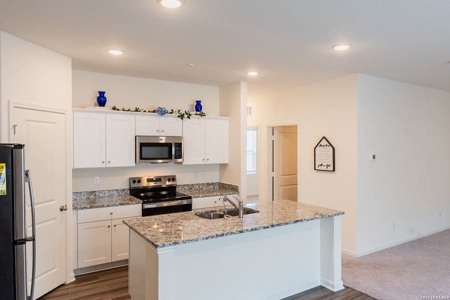 Furnished interior view inside a new home in Trails at Culebra, San Antonio (Image 5).
