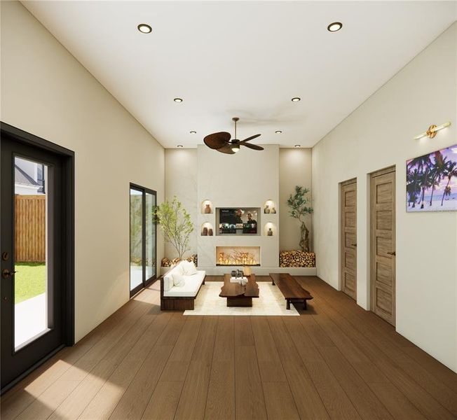 Furnished interior view inside a new home in , Tampa (Image 5).