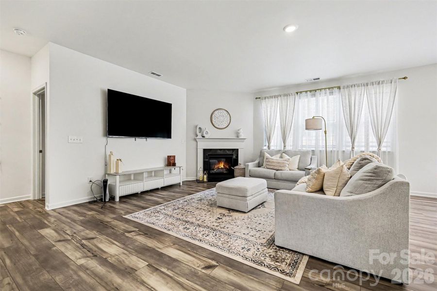 Furnished interior view inside a new home in Gambill Forest: Enclave, Mooresville (Image 32).