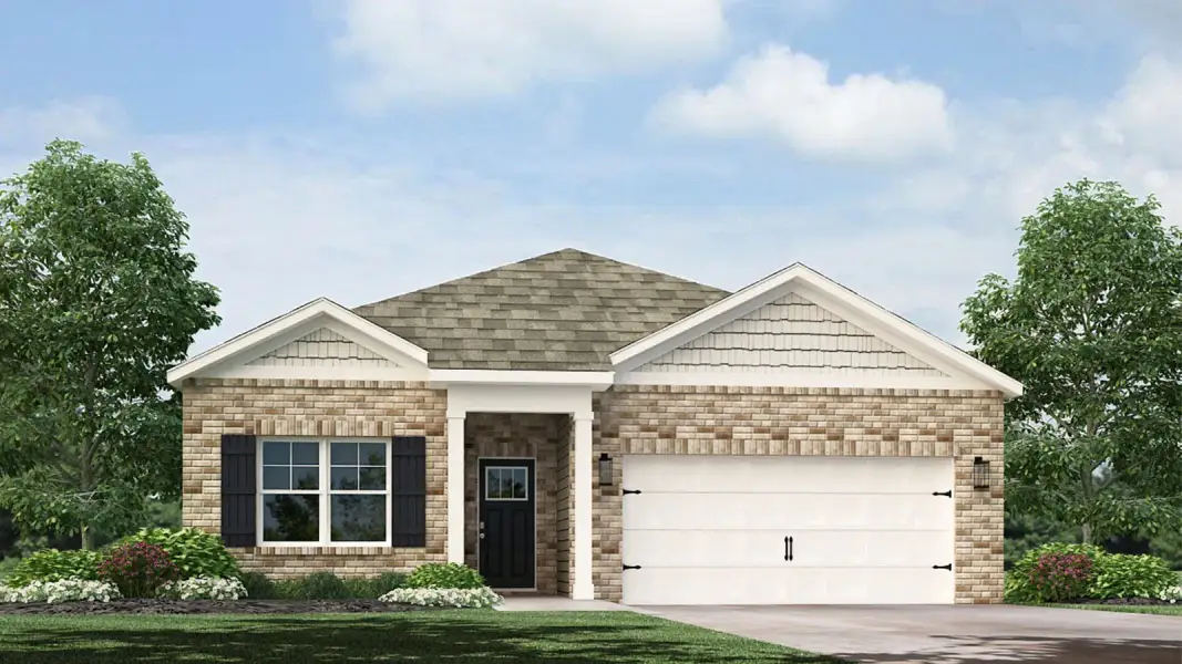 Representative exterior photo of a completed home built from the Aria by D.R. Horton in Thompson Creek, Corryton, TN (Image 21).