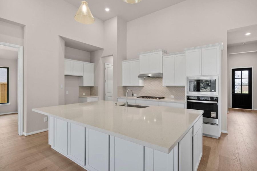 Furnished interior view inside a new home in The Highlands, Porter (Image 13).
