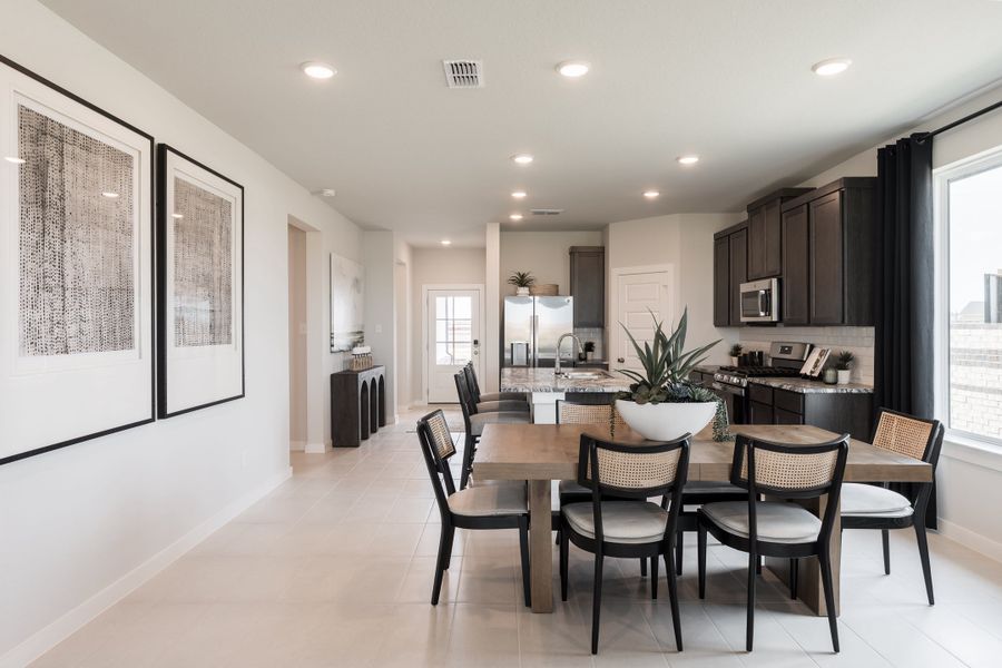 Furnished interior view inside a new home in Mason Woods, Cypress (Image 12).