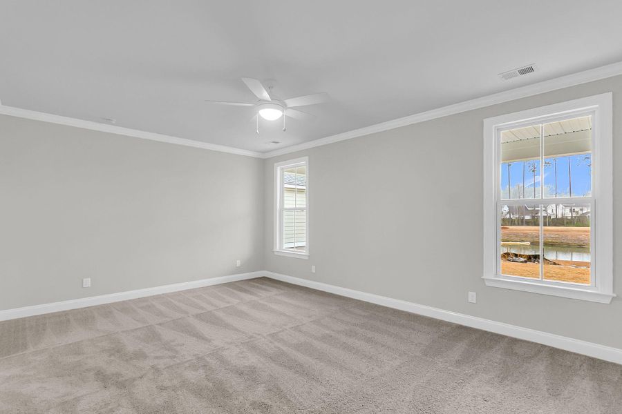Spacious, unfurnished interior of a new home in Cherrywood Estates, Summerville (Image 20). Spacious, unfurnished interior of a new home in Cherrywood Estates, Summerville (Image 20).