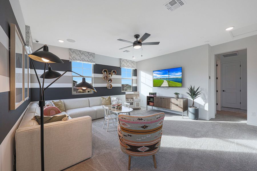 Representative furnished interior of a home built from the Sienna by Mattamy Homes in Empire Pointe, Queen Creek (Image 27).
