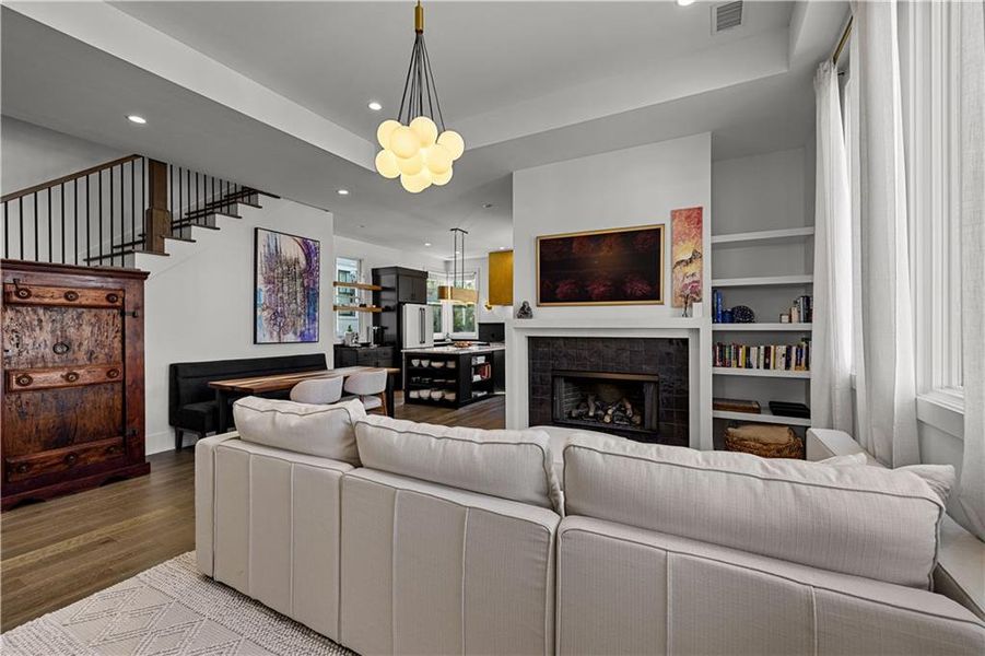 Furnished interior view inside a new home in , Chattahoochee Hills (Image 7).