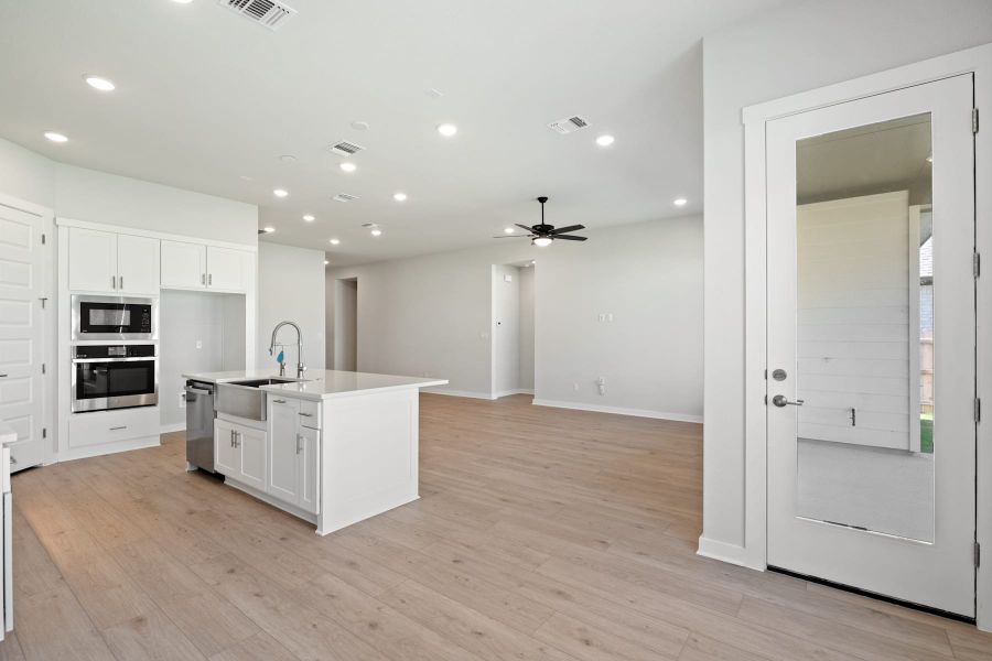 Furnished interior view inside a new home in Lariat, Liberty Hill (Image 13).
