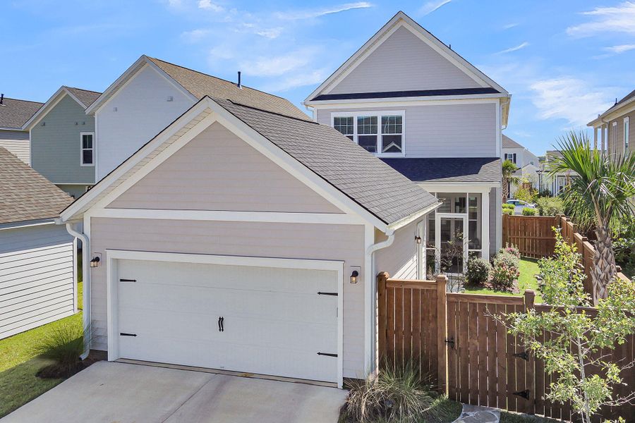Exterior details and patio area of a home in Midtown at Nexton, Summerville (Image 23).