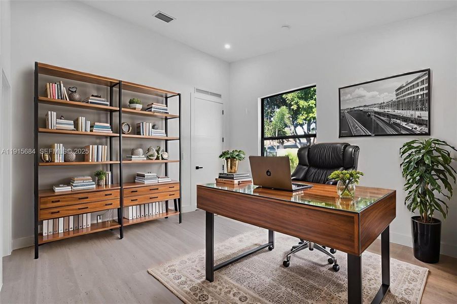 Furnished interior view inside a new home in , Coral Gables (Image 13). Furnished interior view inside a new home in , Coral Gables (Image 13).