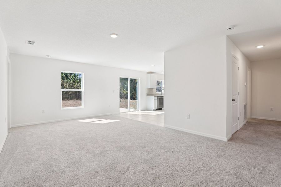 Representative unfurnished interior of a home built from the Poinsettia by Maronda Homes in Palm Coast, Palm Coast (Image 15).