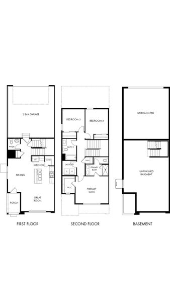 2D floor plan layout of this home in York Station, Thornton, CO (Image 3).