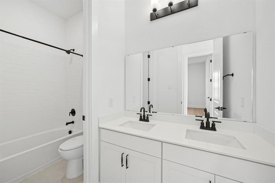 Furnished interior view inside a new home in Sterling Greene, Arlington (Image 10). Furnished interior view inside a new home in Sterling Greene, Arlington (Image 10).