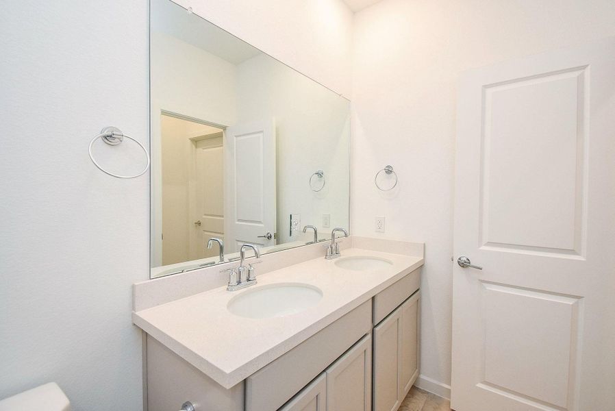 VIEW OF SINK AREA IN BATHROOM 2