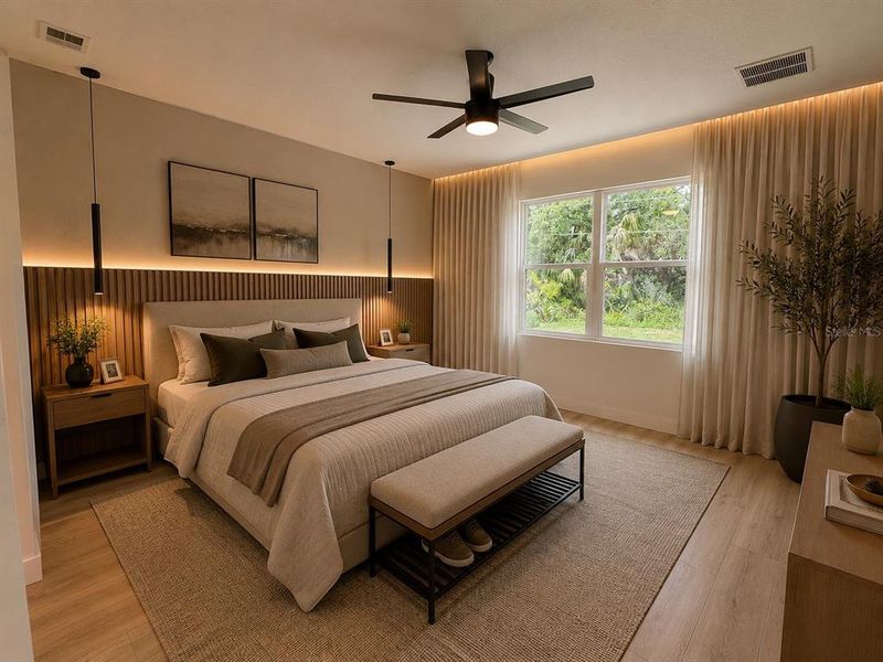 Furnished interior view inside a new home in , Port Charlotte (Image 10).