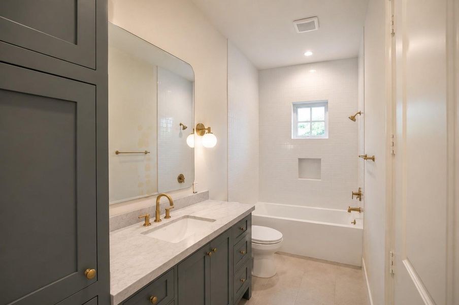Furnished interior view inside a new home in , Houston (Image 15).