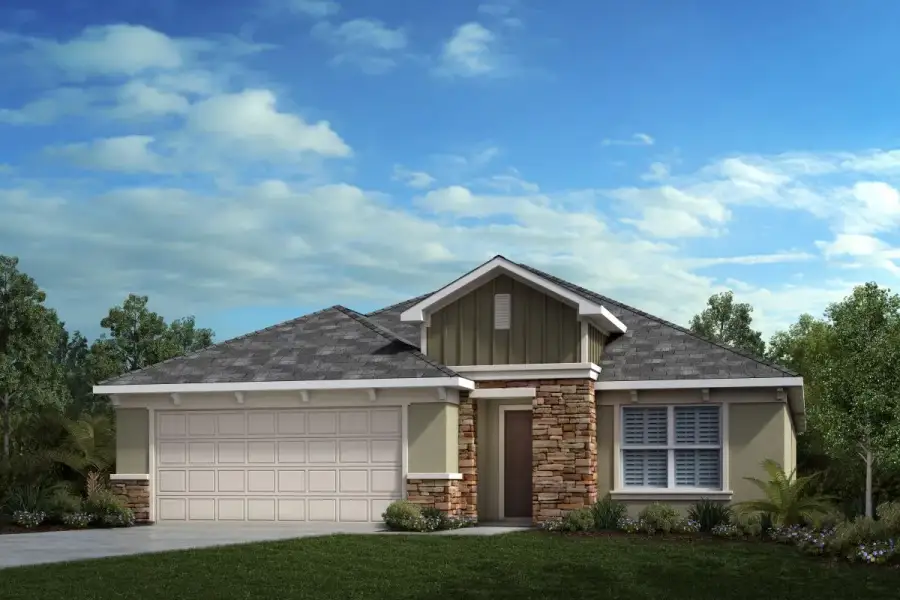 Exterior G with optional stone Exterior G with optional stone