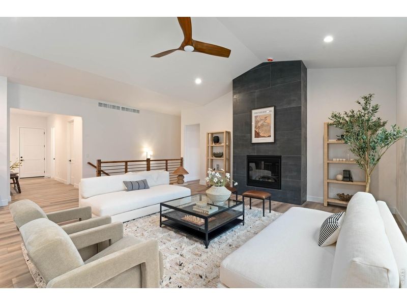 Furnished interior view inside a new home in , Windsor (Image 9). Furnished interior view inside a new home in , Windsor (Image 9).