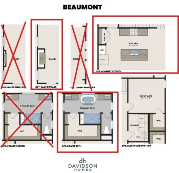 2D floor plan layout of this home in Bradshaw Farms, Mount Juliet, TN (Image 4).