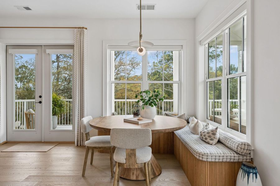 Furnished interior view inside a new home in , Charleston (Image 30).