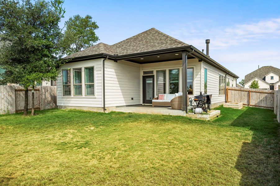 Spacious Backyard