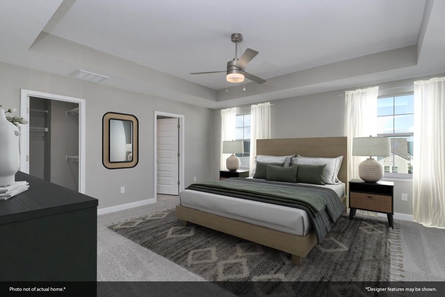 Furnished interior view inside a new home in Gates at Windermere, Blythewood (Image 7).
