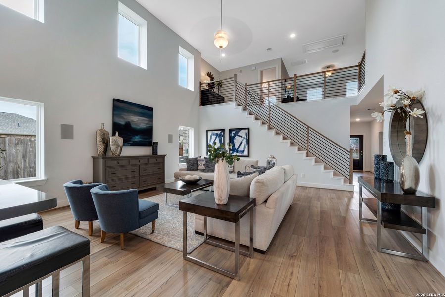 Furnished interior view inside a new home in , Seguin (Image 5).