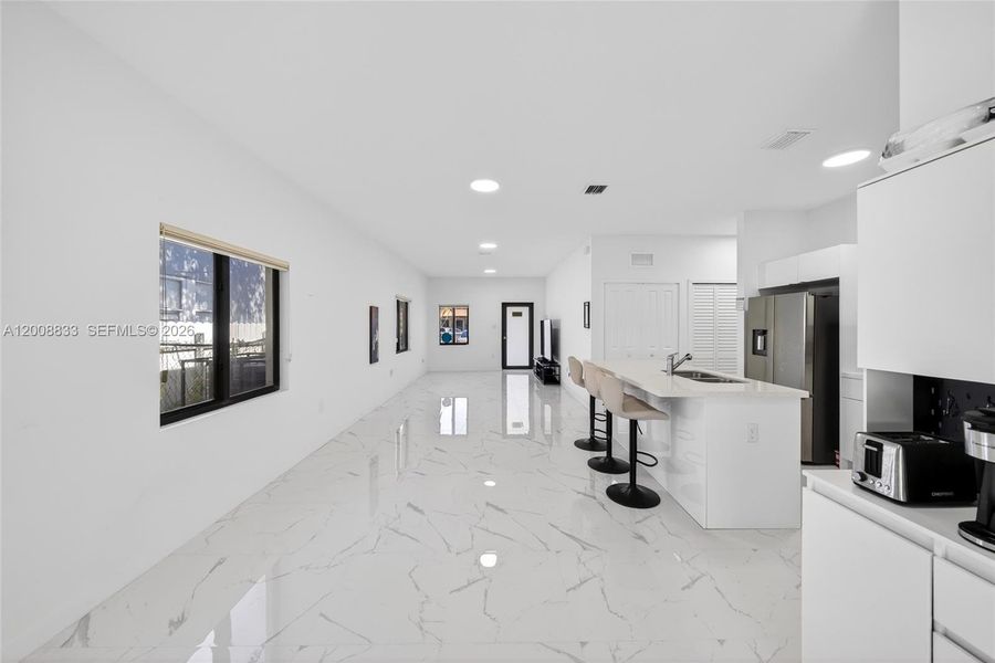 Furnished interior view inside a new home in , Miami (Image 6).