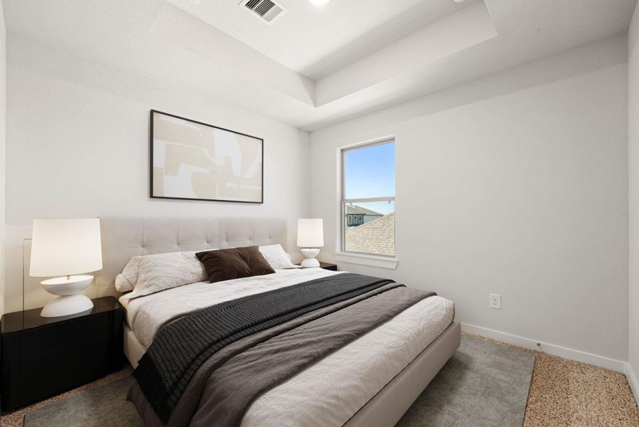 A bright and inviting bedroom featuring soft natural light, neutral tones, and a versatile layout, ideal for creating a peaceful retreat or stylish guest space. A bright and inviting bedroom featuring soft natural light, neutral tones, and a versatile layout, ideal for creating a peaceful retreat or stylish guest space.