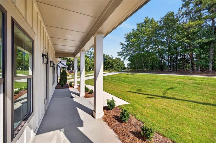 Exterior details and patio area of a home in , Monroe (Image 26).