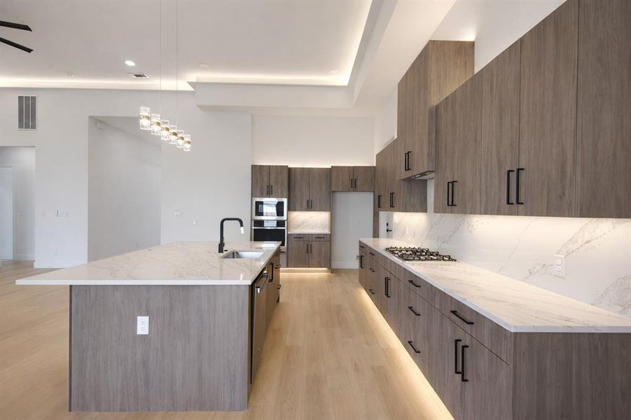 Furnished interior view inside a new home in , Pottsboro (Image 7).