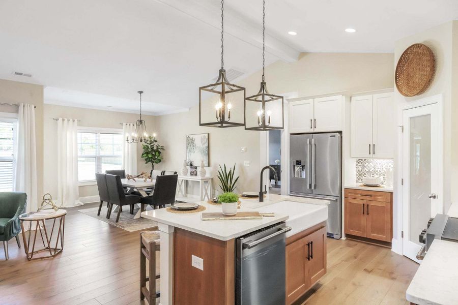 Representative furnished interior of a home built from the Carver by Caviness & Cates Communities in Maggie Way, Wendell (Image 52).