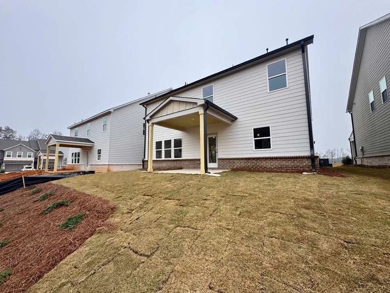 Rear Exterior Construction Progress Rear Exterior Construction Progress